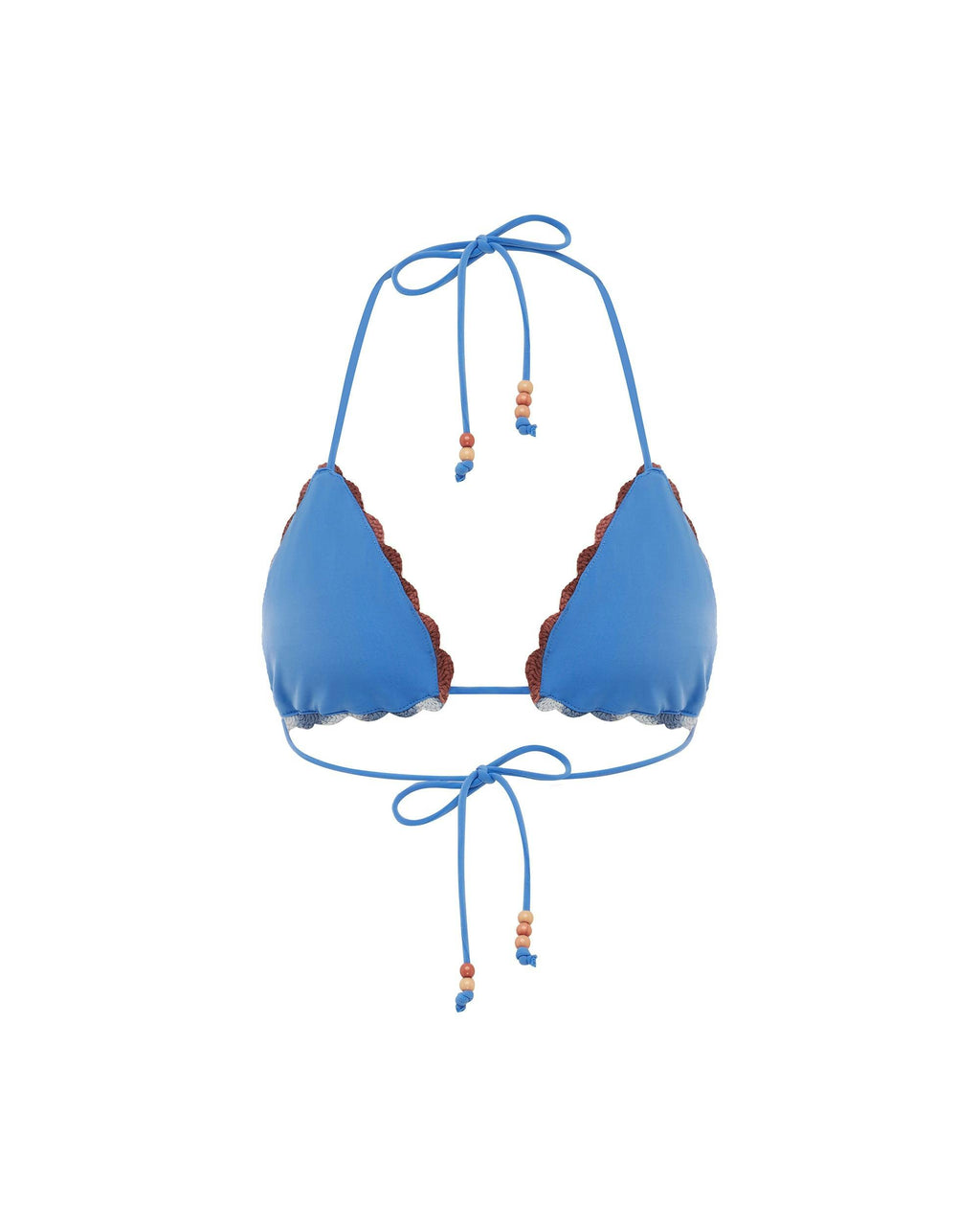 THE CROCHET TRI TOP - AZUL