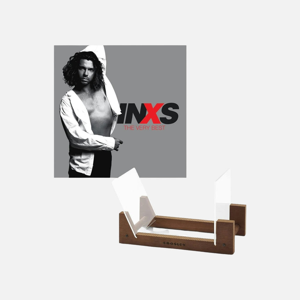 Inxs The Very Best - Double Vinyl Album & Crosley Record Storage Display Stand
