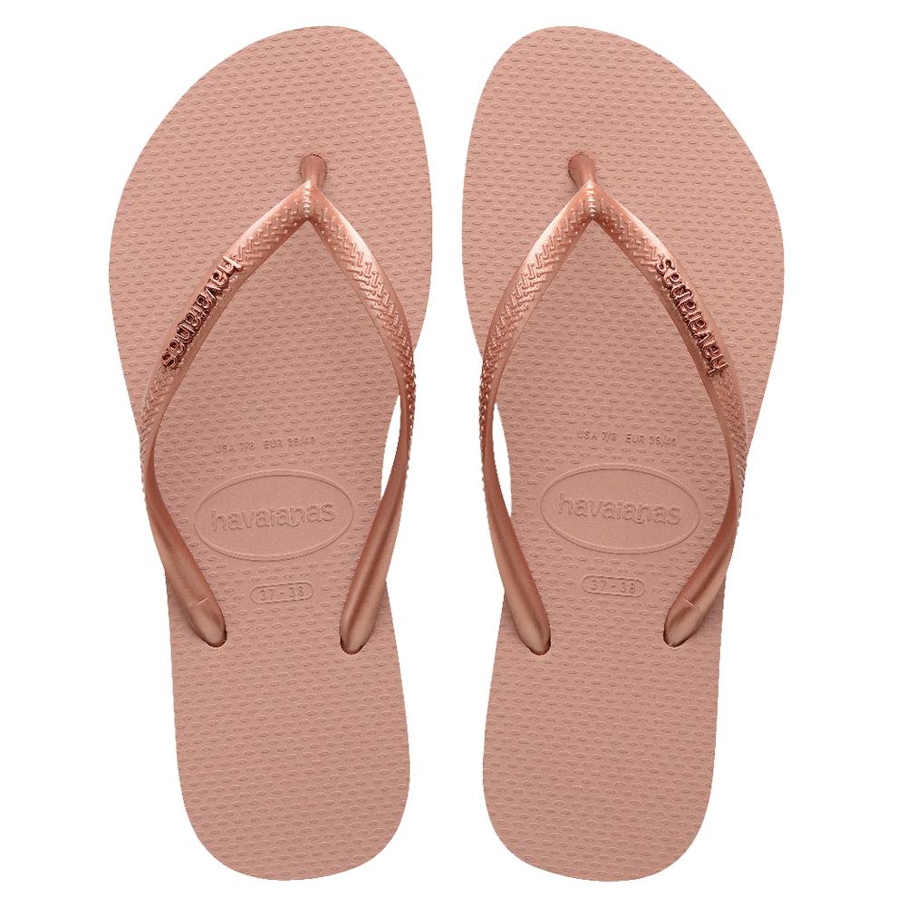 Slim Metal Logo Thongs