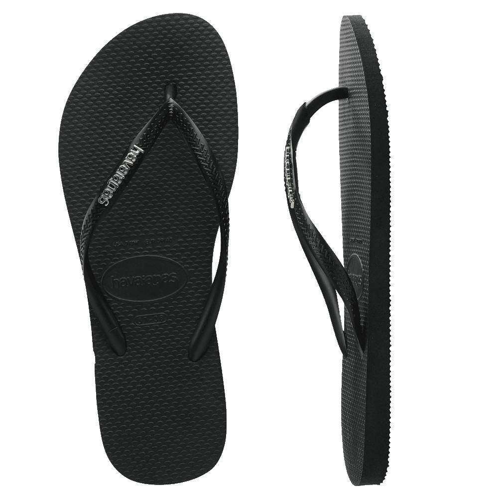 Slim Metal Logo Thongs