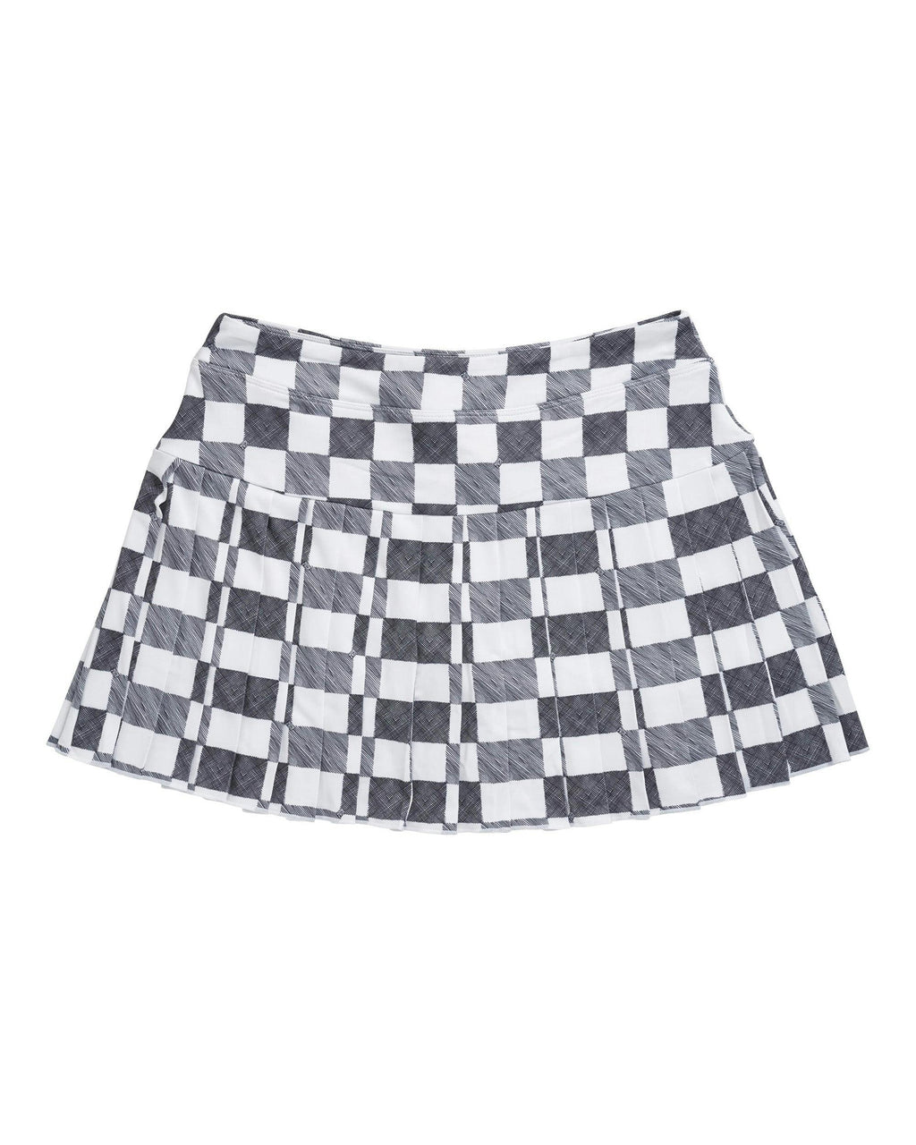 Birds Gingham Skort