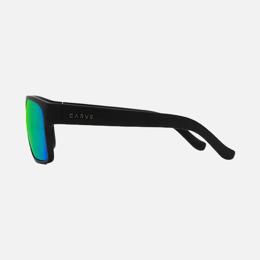 Vendetta - Matte Black Frame Grey Polarized Lens Green Iridium