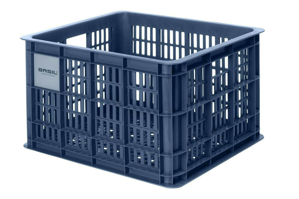 Bicycle Crate Medium 29.5L Bluestone