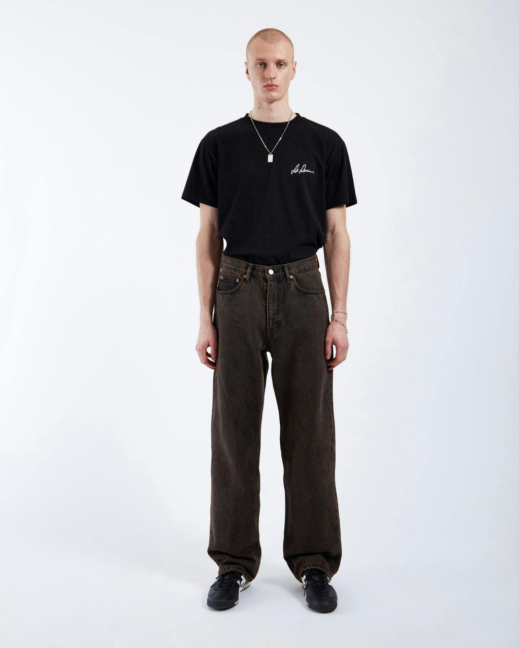 Omar Relaxed Jeans - Jet Brown