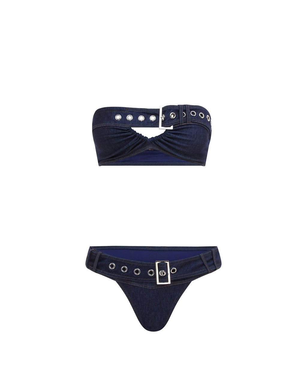 THE BUCKLE BANDEAU TOP - HOT ROD