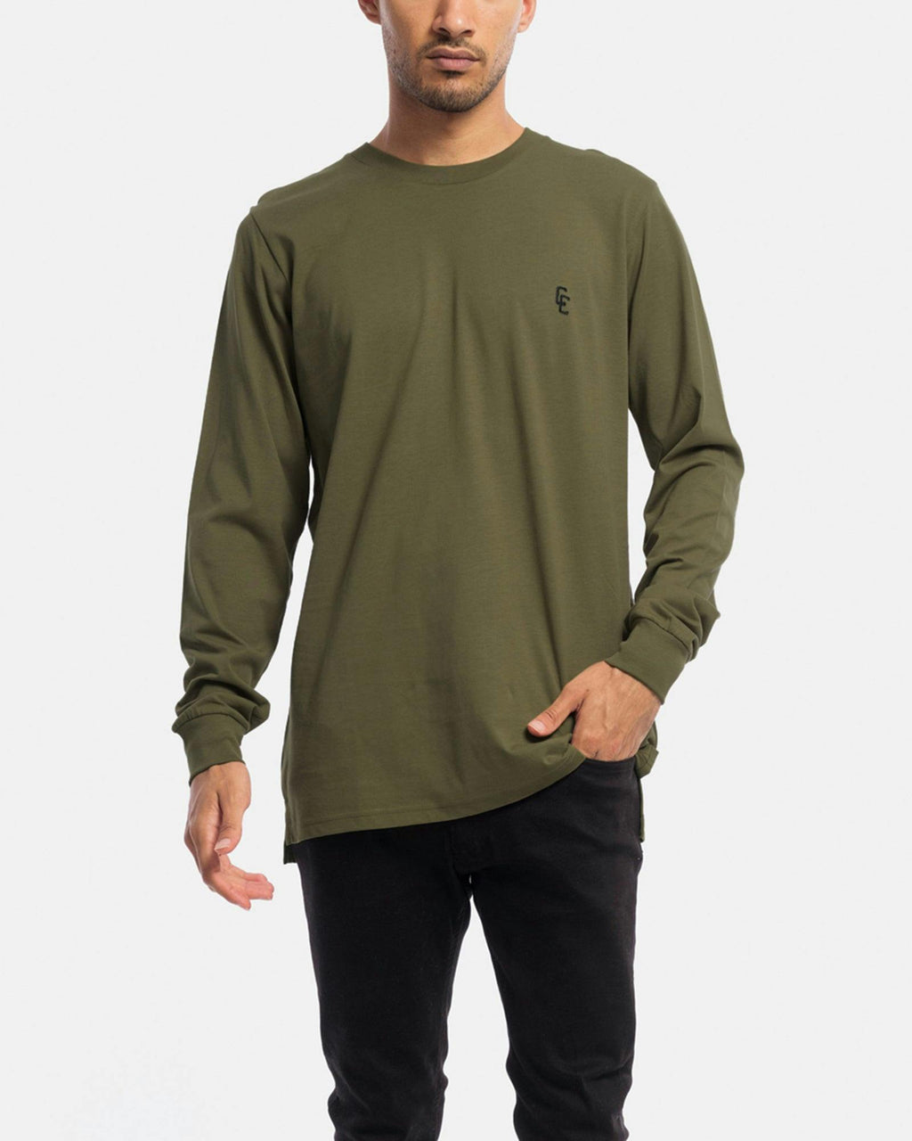 Cypher Embroidery Long Sleeve Tee