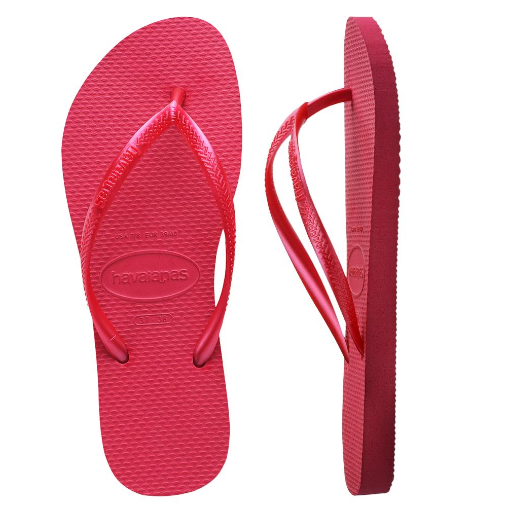 Slim Metallic Thongs