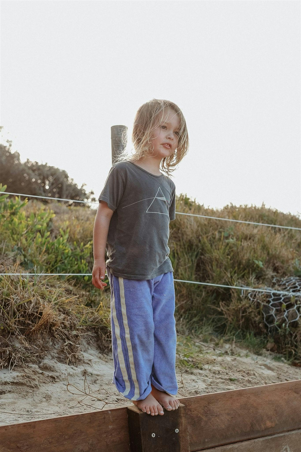 Mini Terry Pant in Lavender