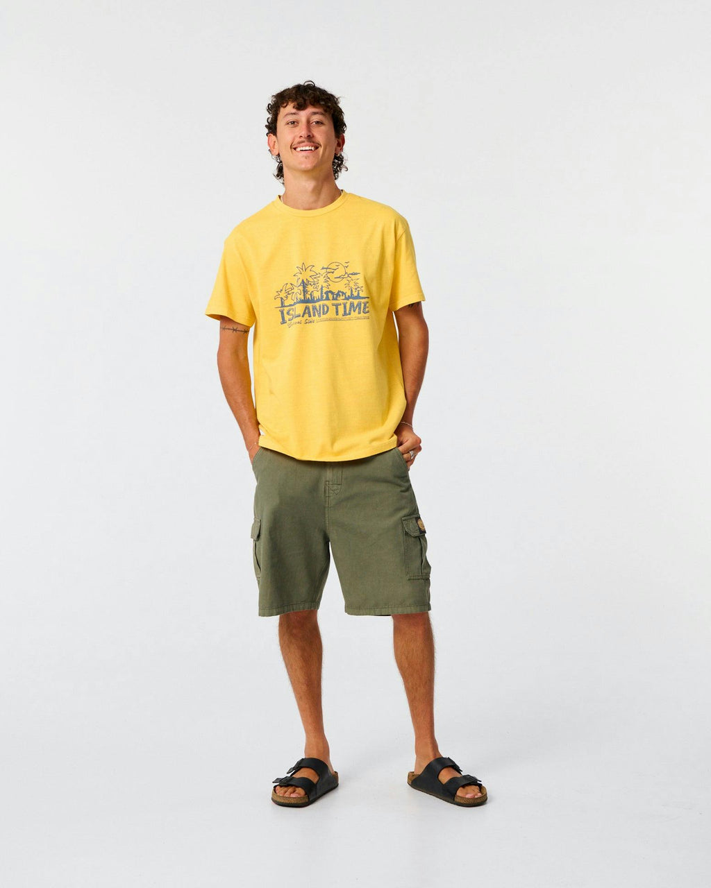 Island Time Tee - Sunflower