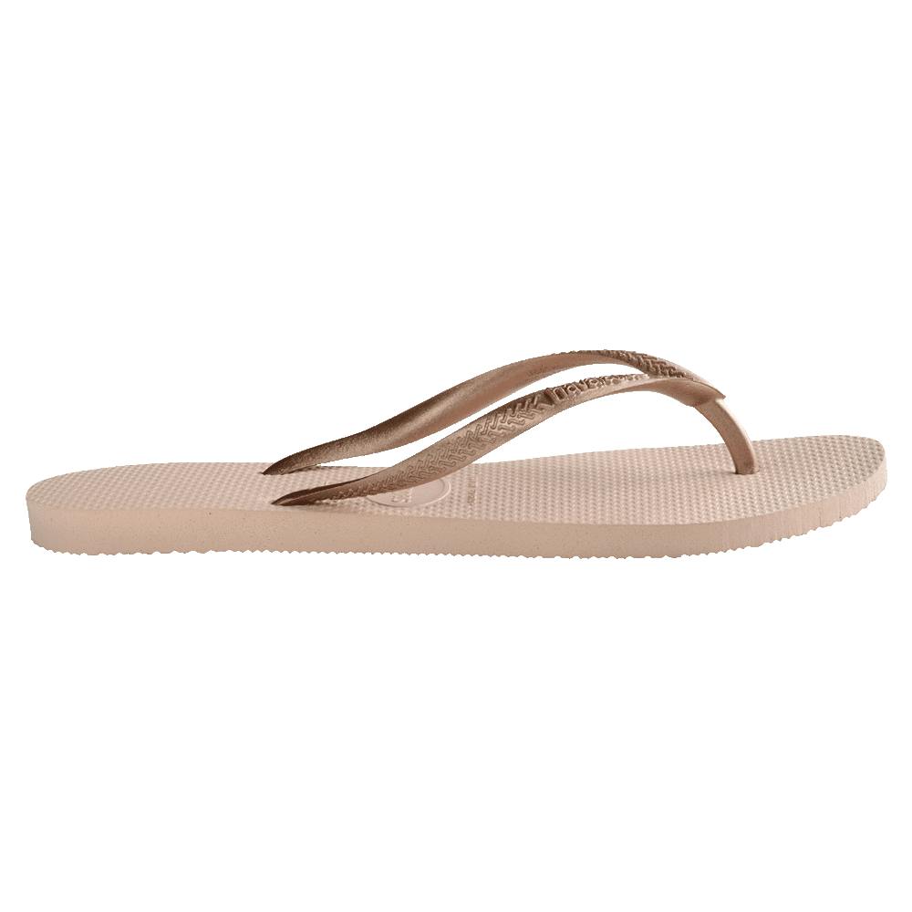 Slim Metallic Thongs