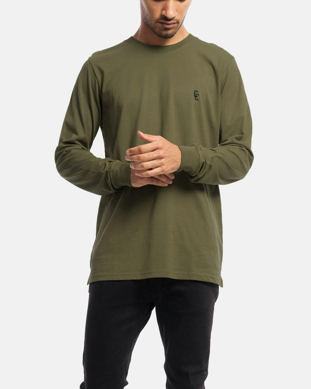 Cypher Embroidery Long Sleeve Tee