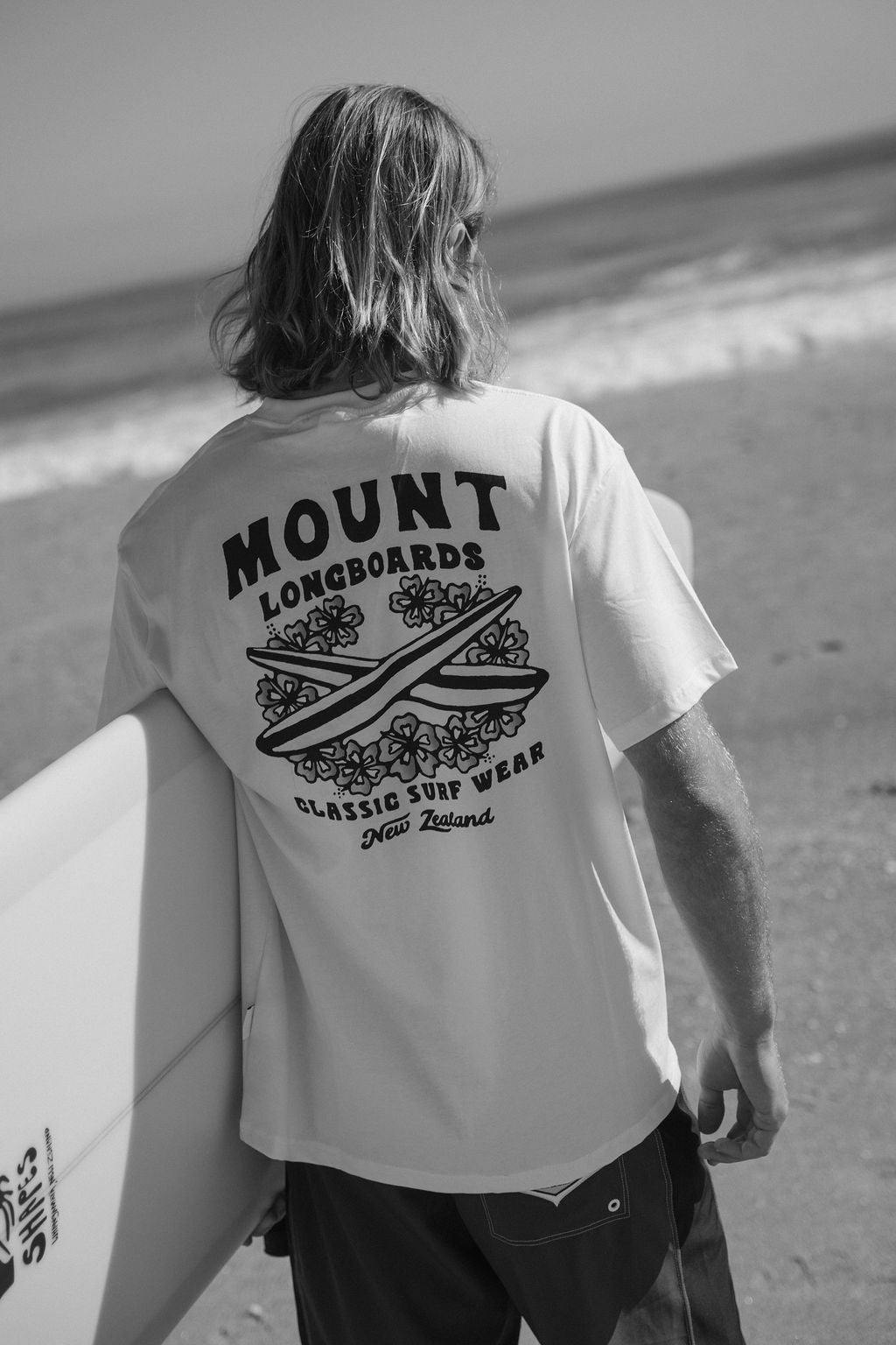 Longboards Lei Tee - White