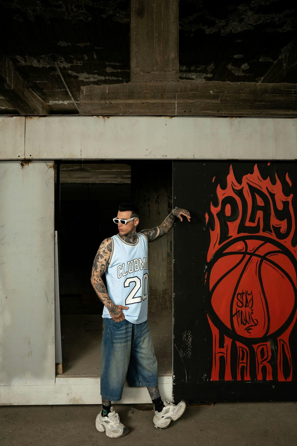 Clubman ’Nebula White’ Relaxed Fit Singlet