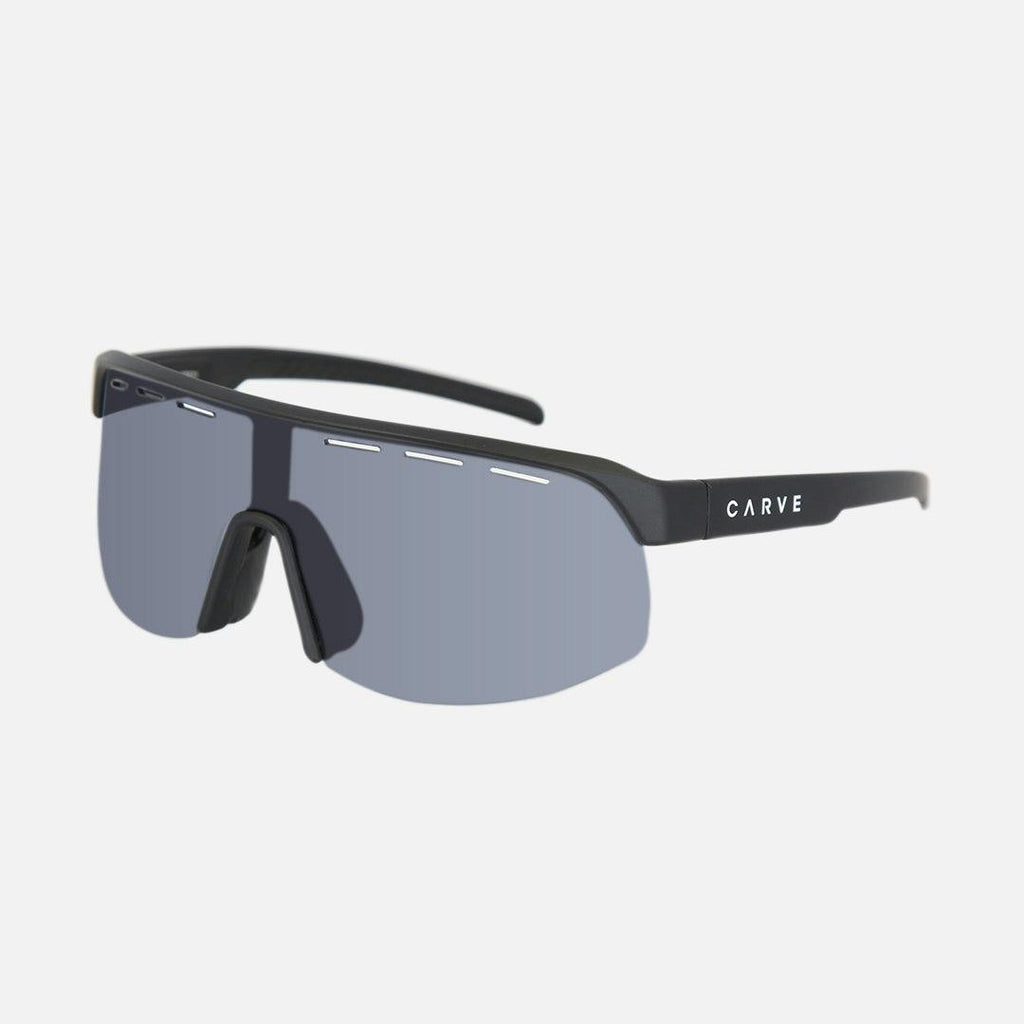 Velocity - Matte Black Frame, Grey Lens with Venting