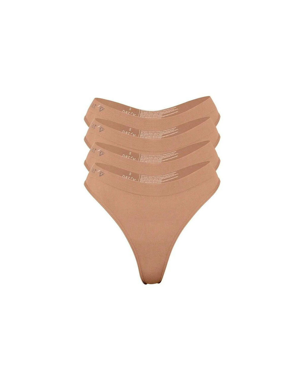 Cheeky Modal G-String Underwear 4 Pack - Beech