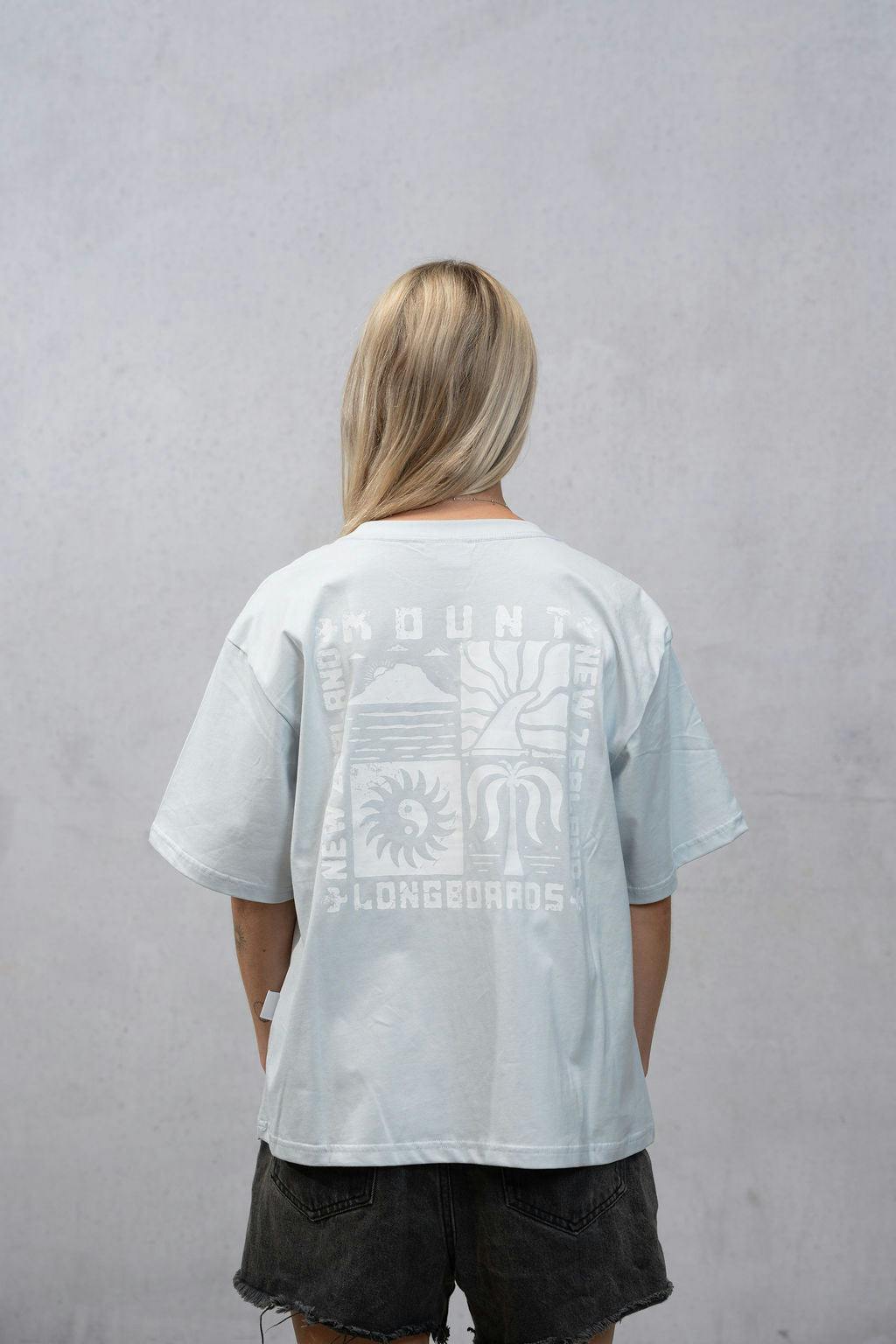 Mount Surf Poster Women's Tee - Lavender