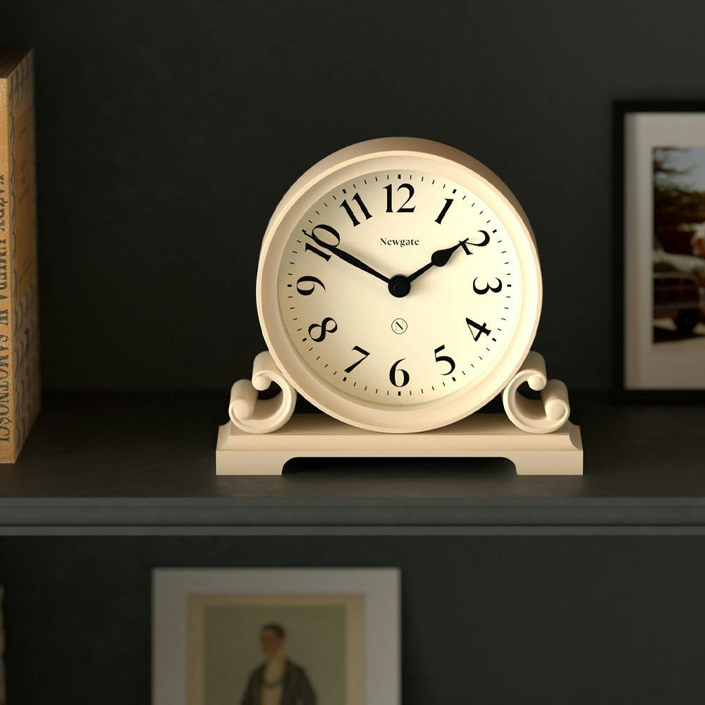 Newgate Divisadero Mantel Clock-Vanilla Cream