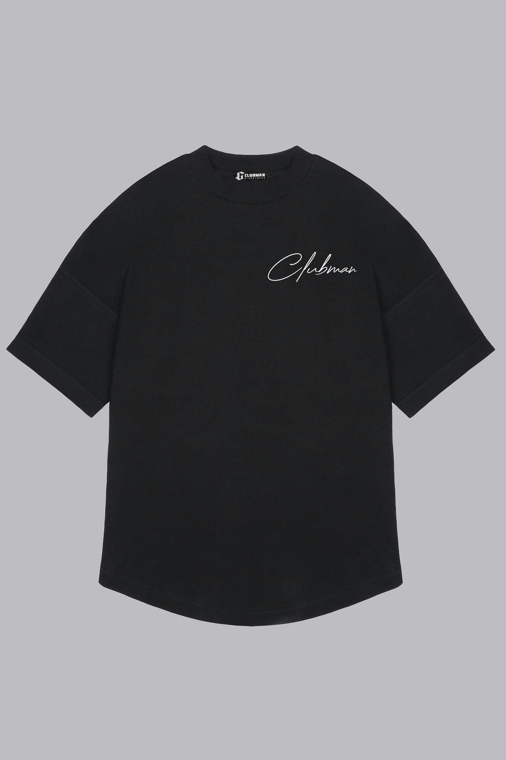Mens Clubman 'Precision Line' T- Shirt Black