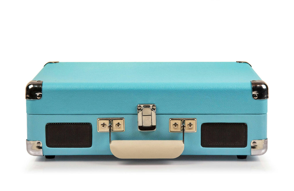 Crosley Cruiser Bluetooth Portable Turntable + Crosley Turntable Stand Bundle - Turquoise