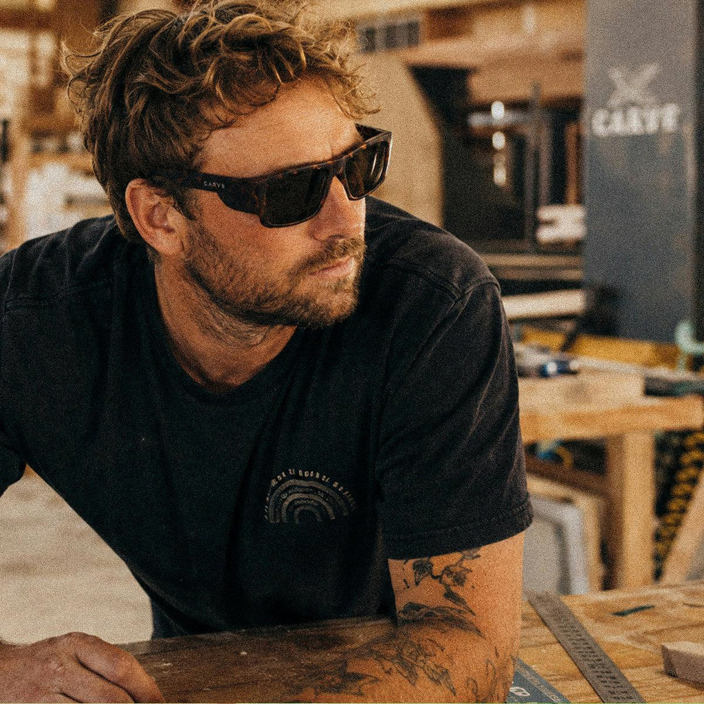 VOLLEY SAFETY - MATTE TORT FRAME WITH BROWN POLARIZED LENS