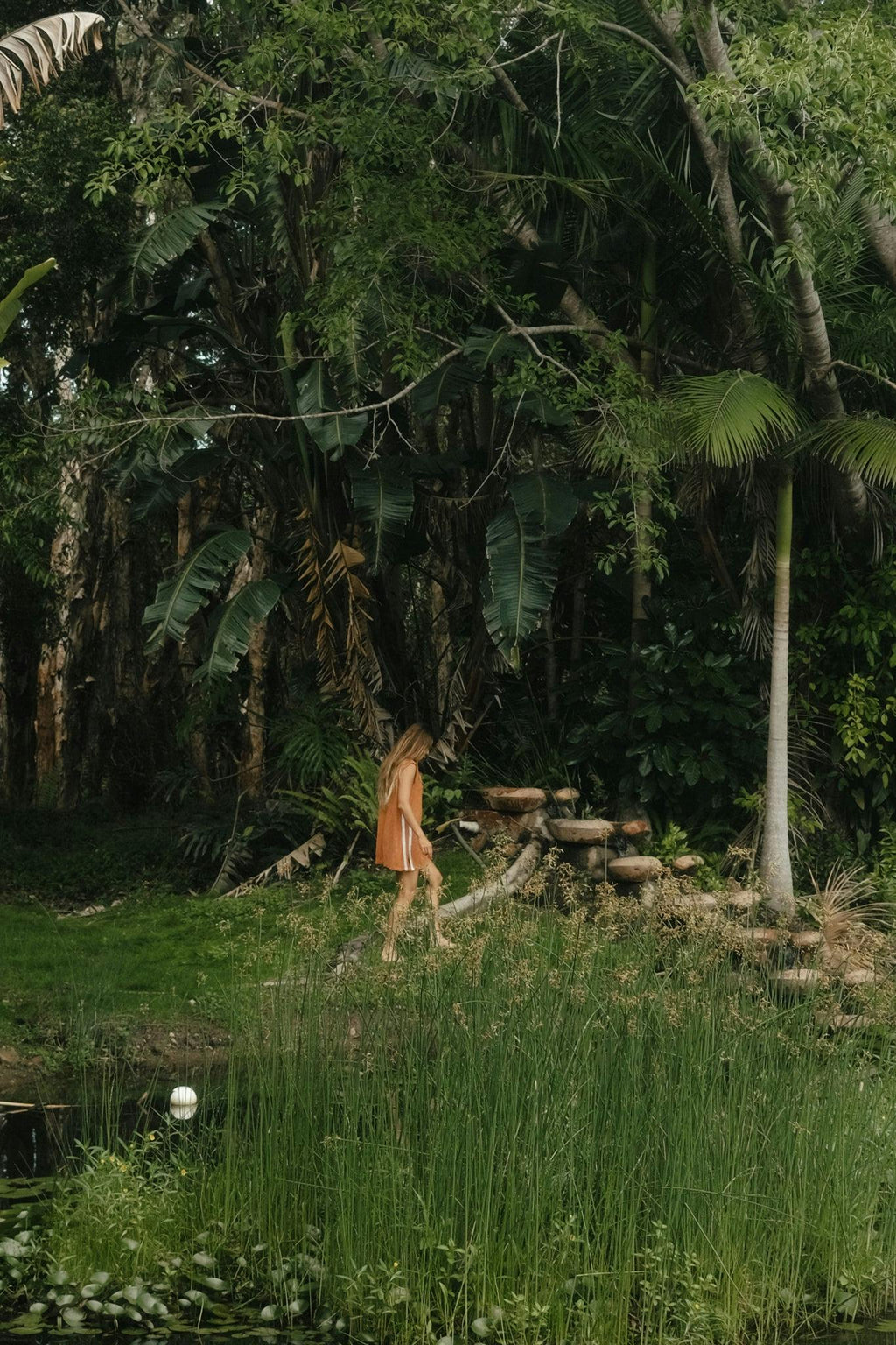 Sporty Terry Dress in Rust