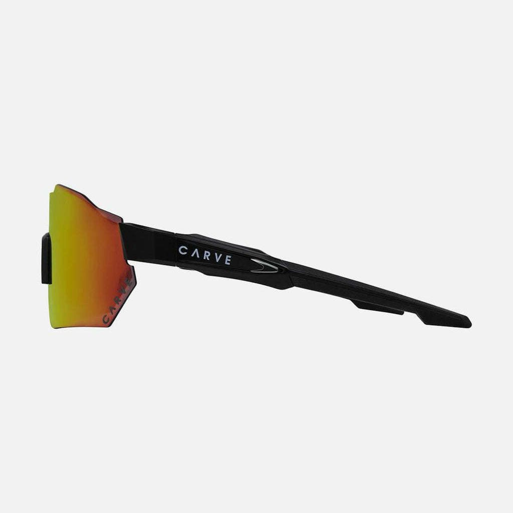 Level Up - Frame: Matte Black   Lens: Grey with External Red Iridium