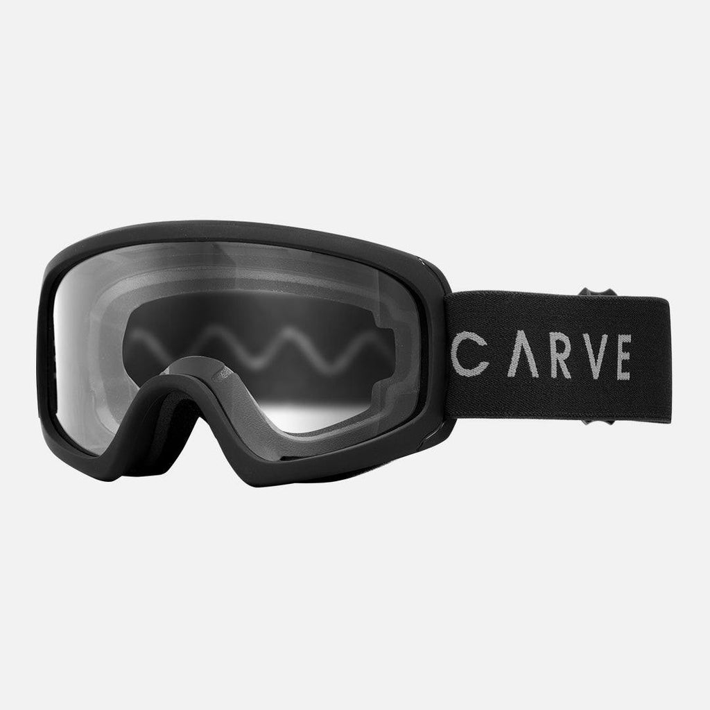 Shred S MTB Goggle - Matte Black Frame Clear Lens