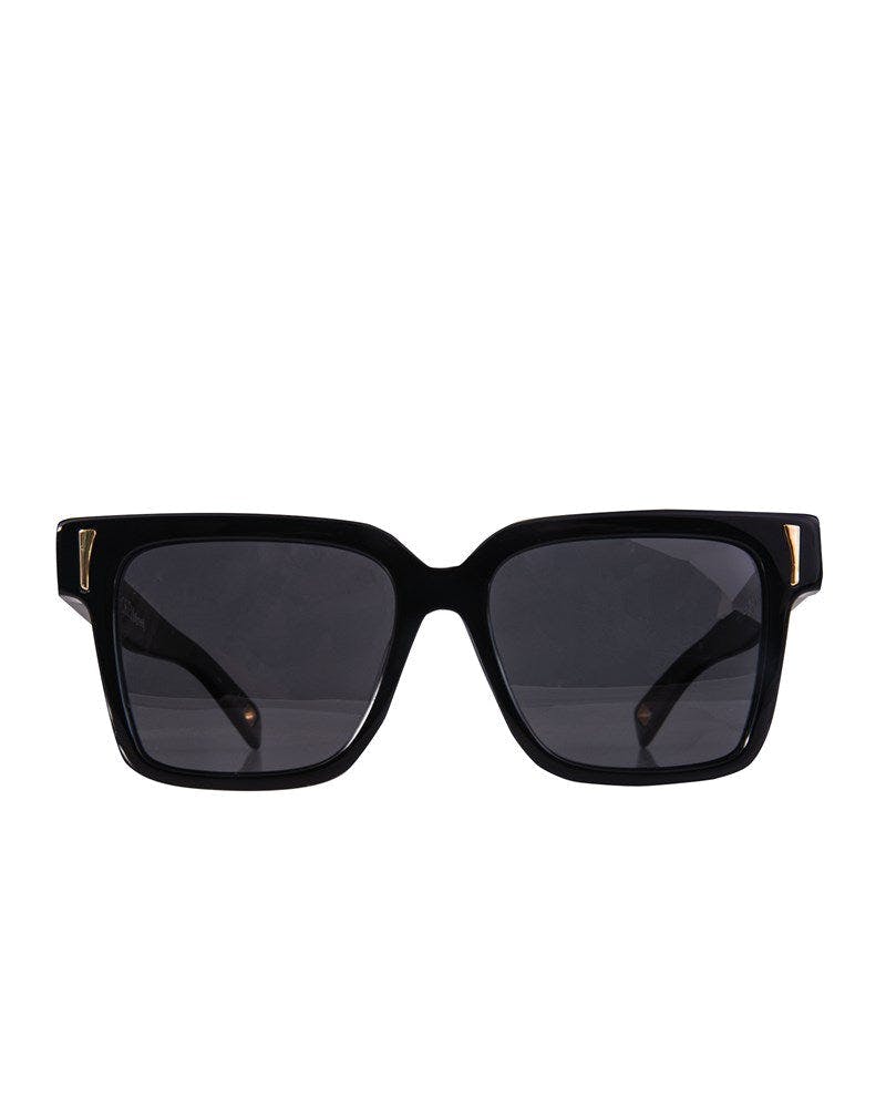 THE SOLAR FLARE Sunglasses - Black | Polarised Black Lenses