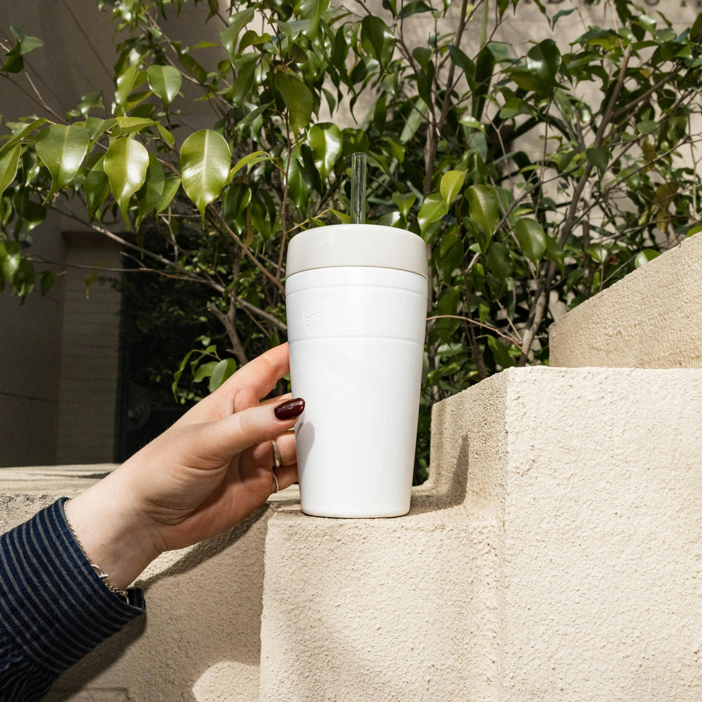 Commuter Insulated Cold Cup - 16oz | Bone White