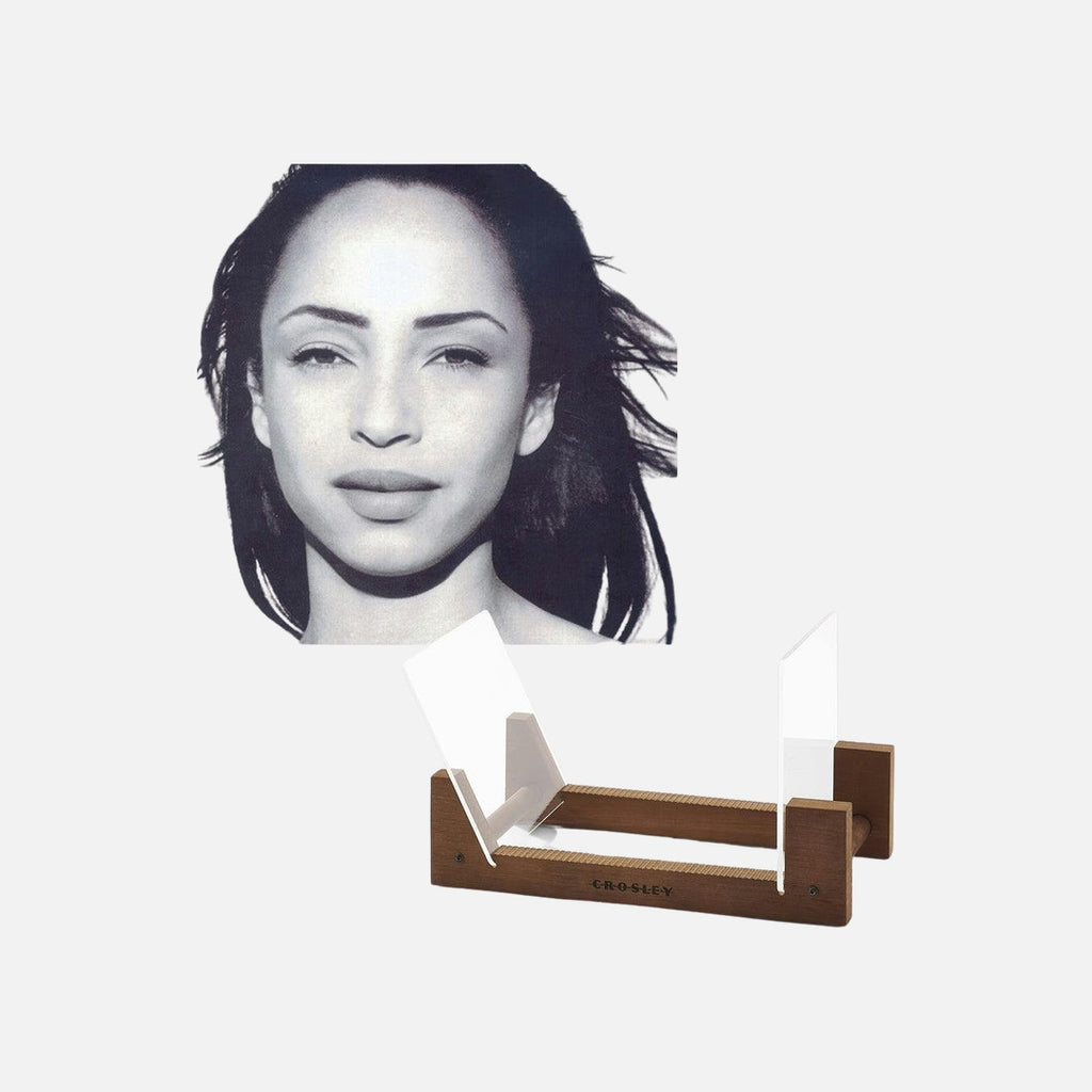 Sade The Best Of Sade Vinyl Album & Crosley Record Storage Display Stand