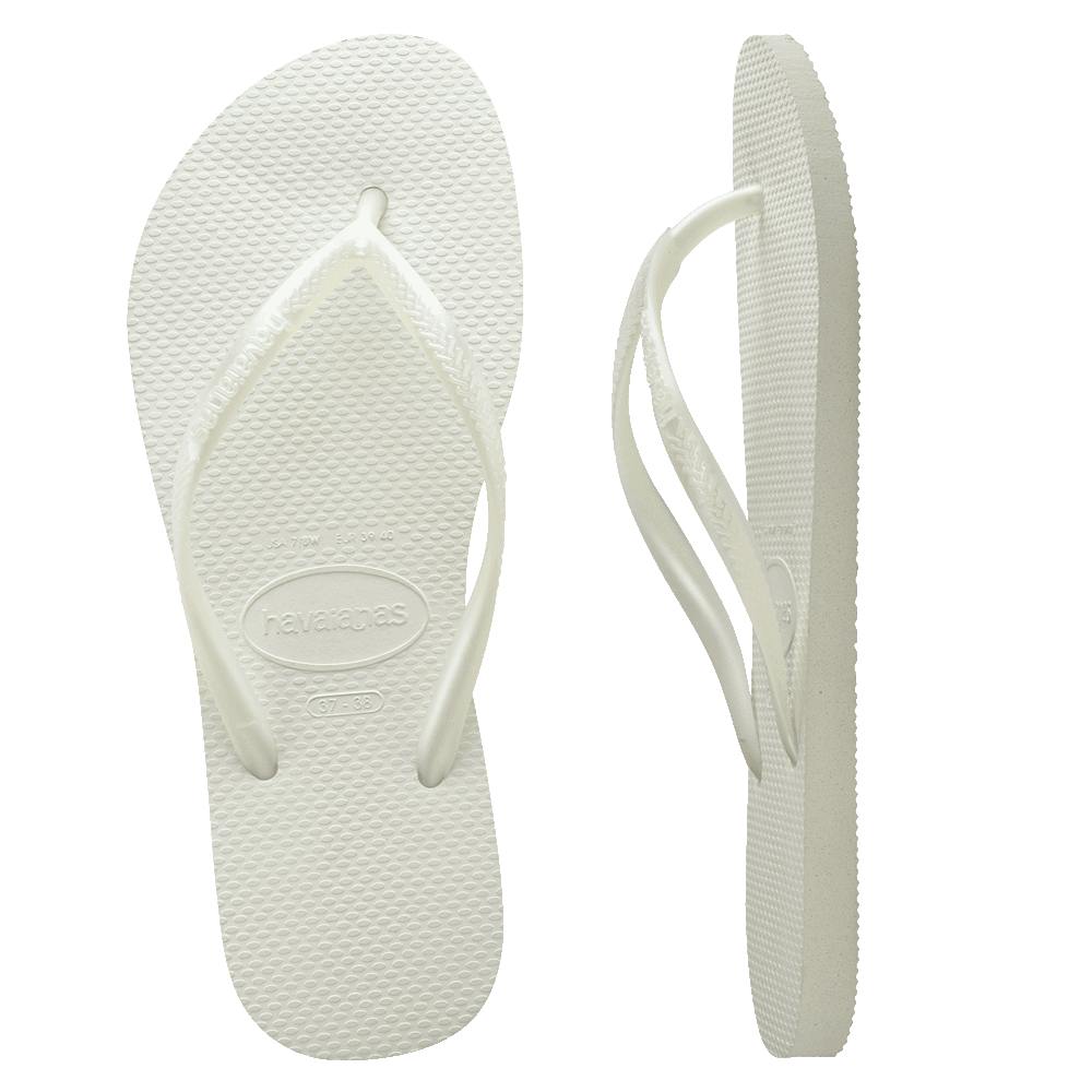 Slim Metallic Thongs