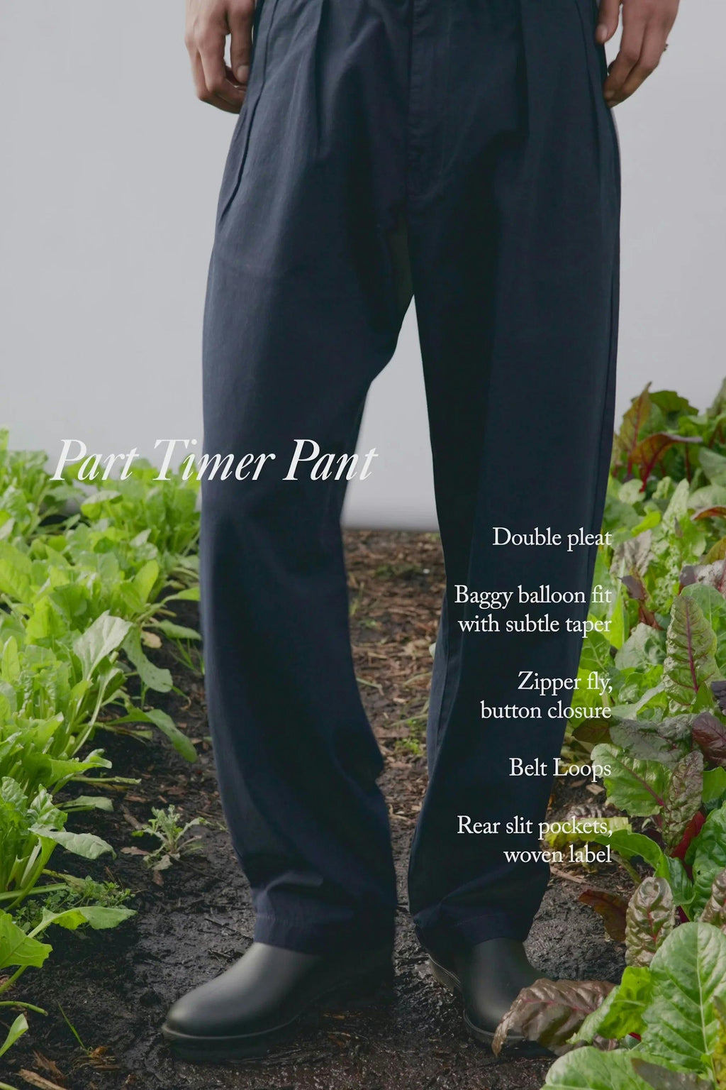 Service Works Twill Part Timer Pants in Navy