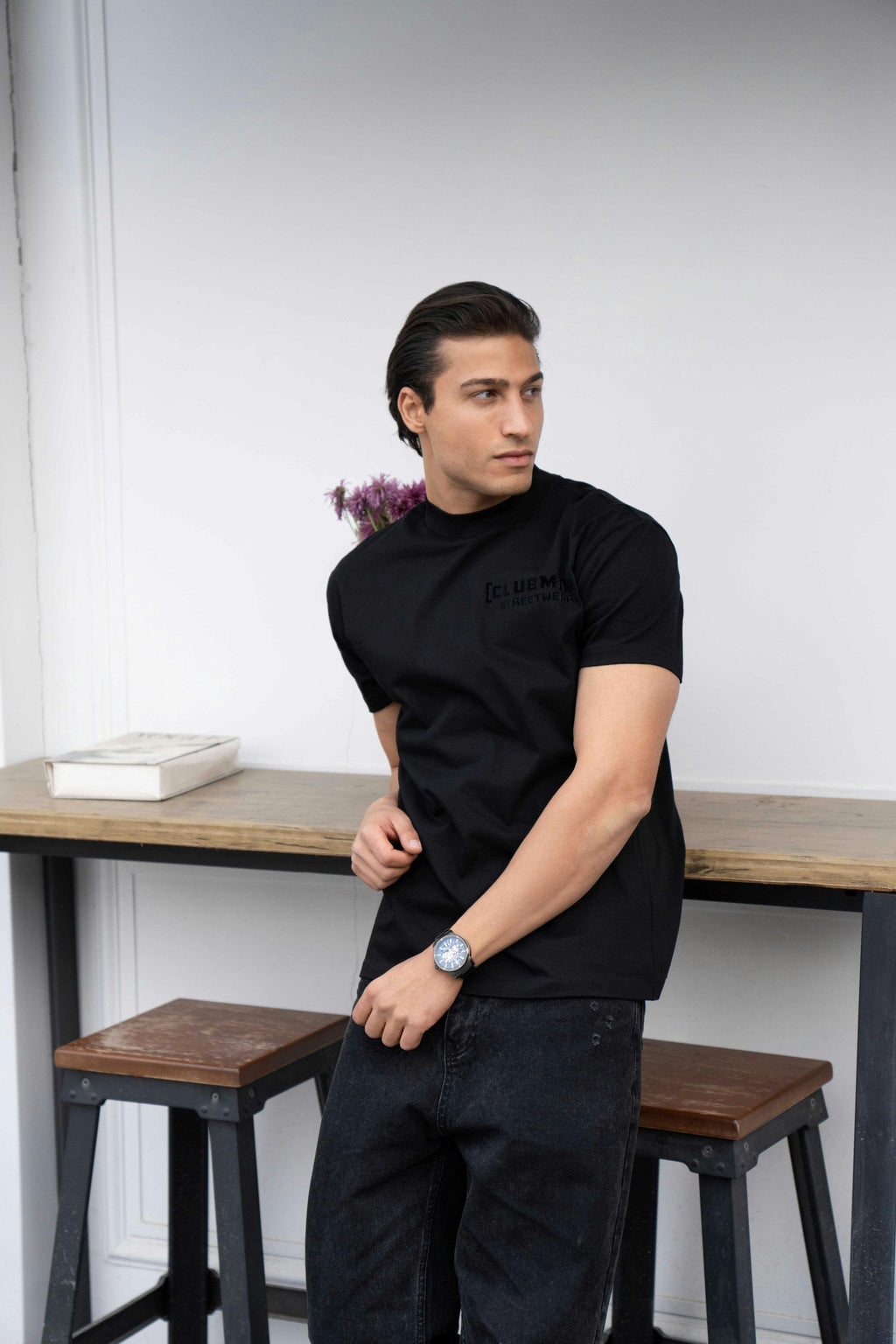 Clubman 'Phantom Black' T-shirt SS25