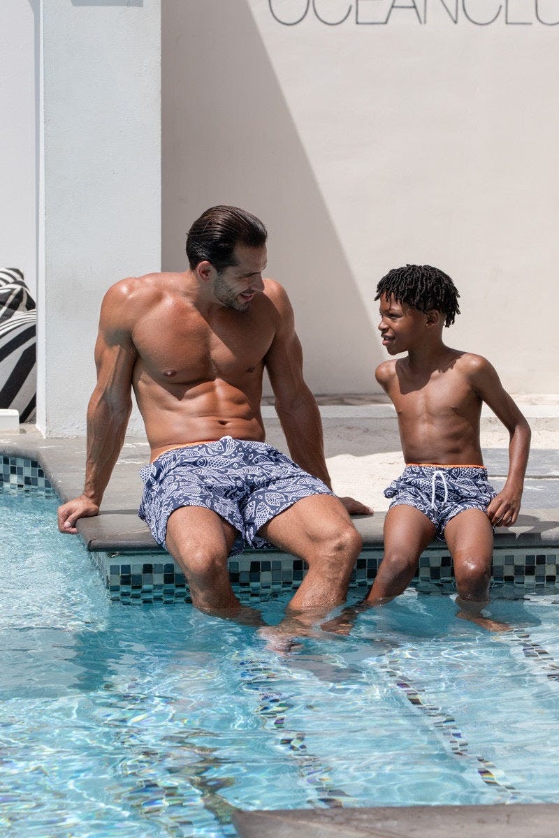 Barbados Navy Shorts Kids