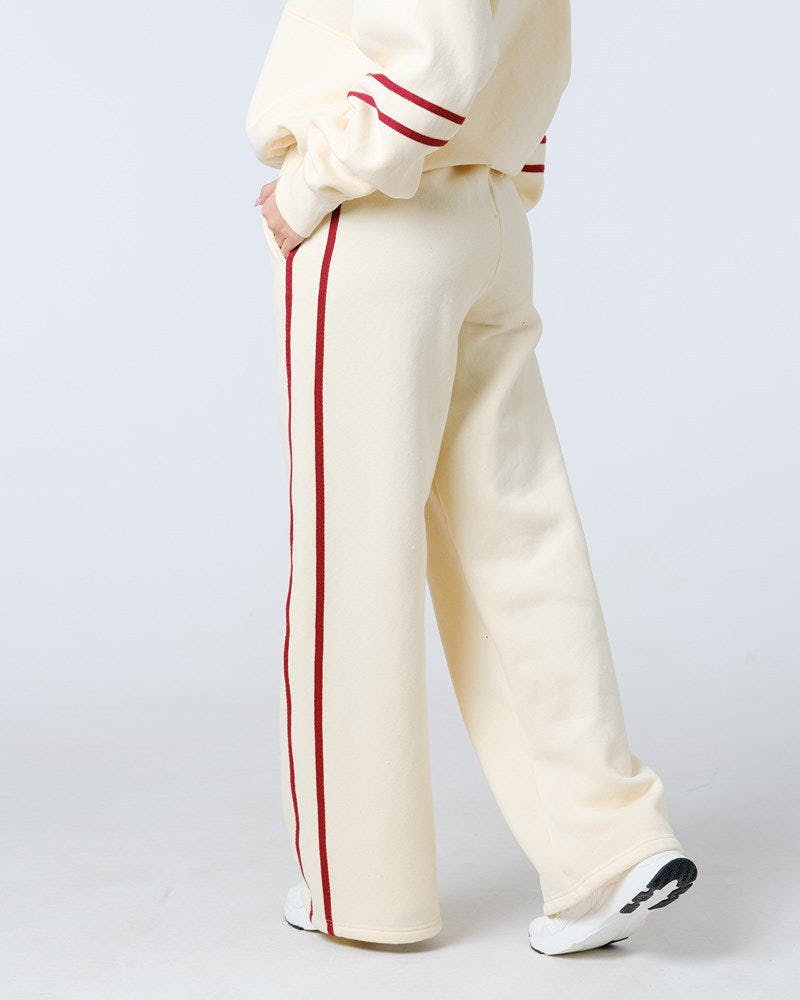 Side Stripe Wide Leg Trackpant
