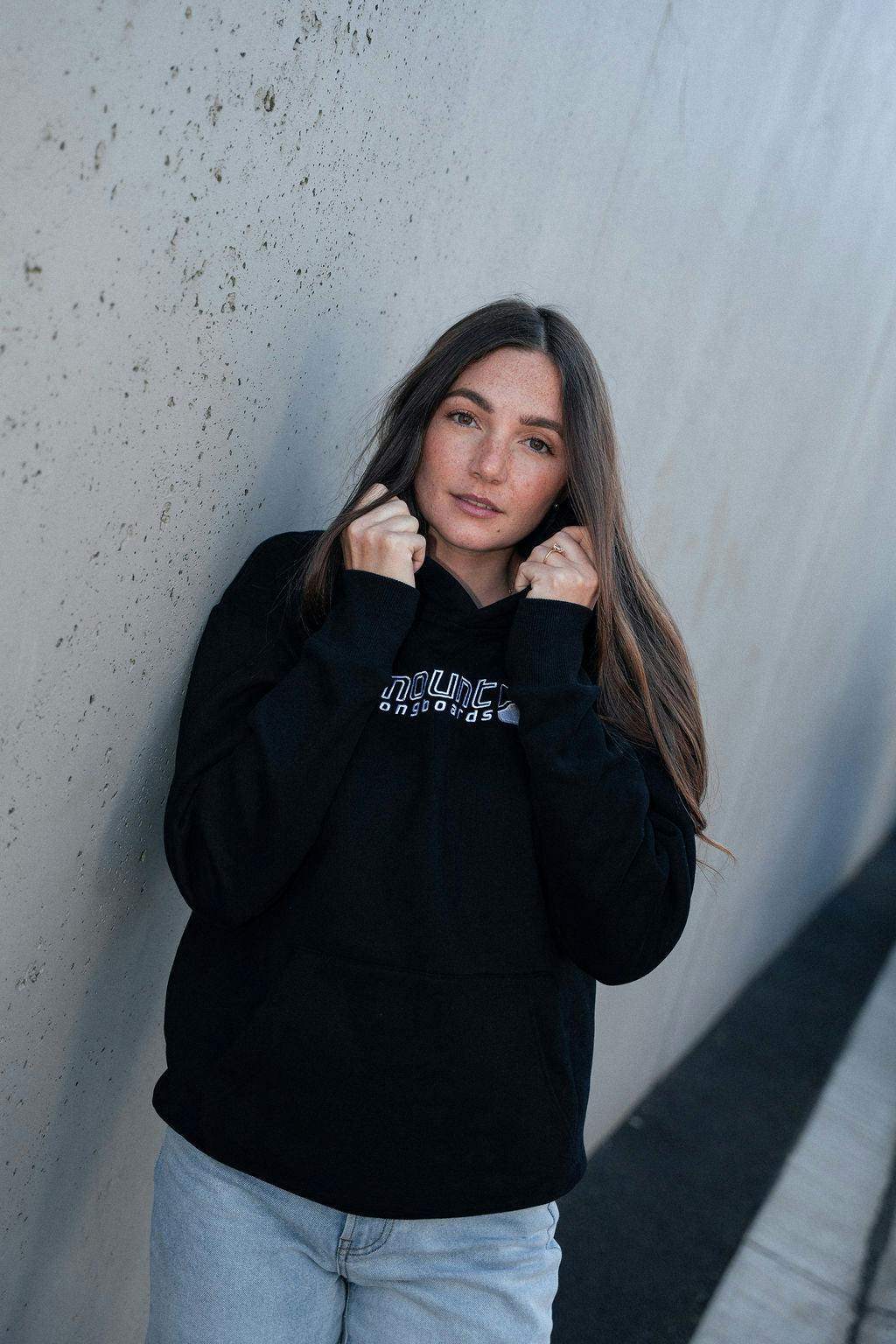 Y2K Mount Surf Hoodie - Black