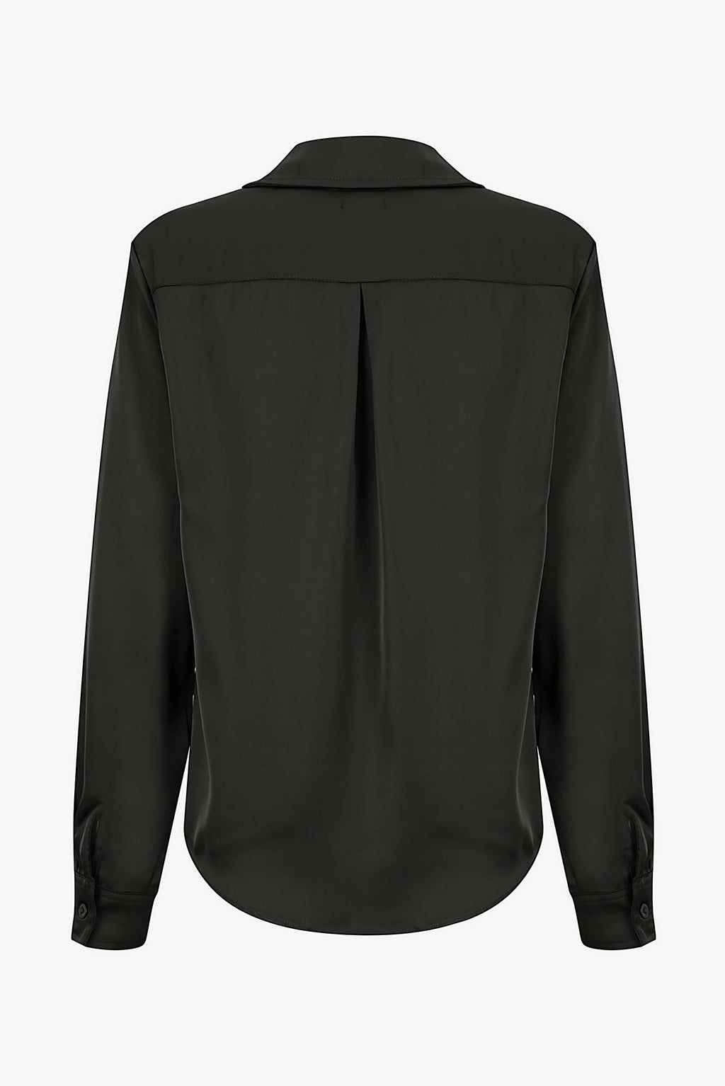 Black Satin Shirt