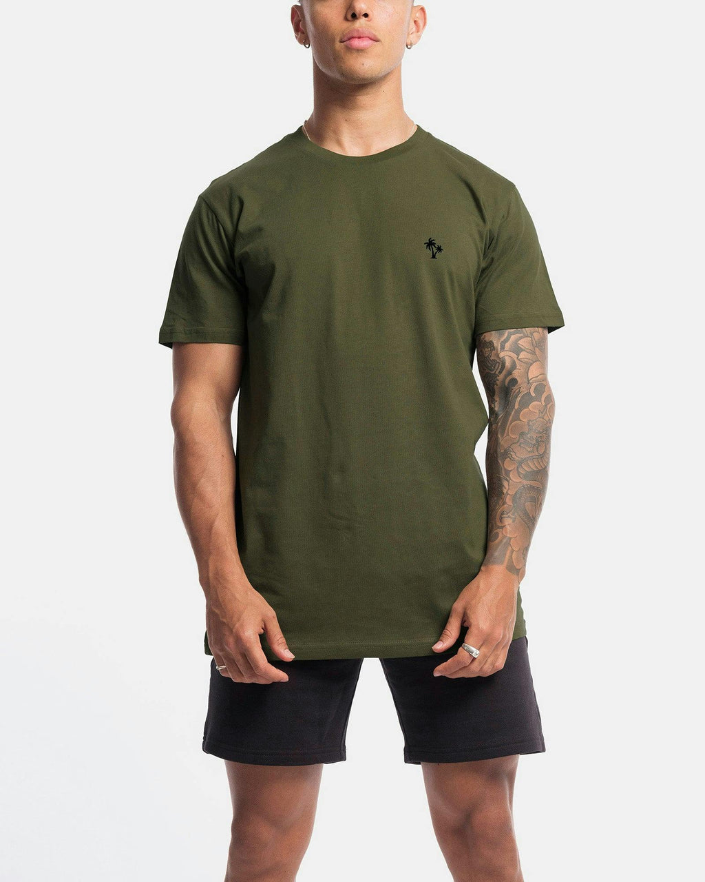 Palm Embroidery Tee