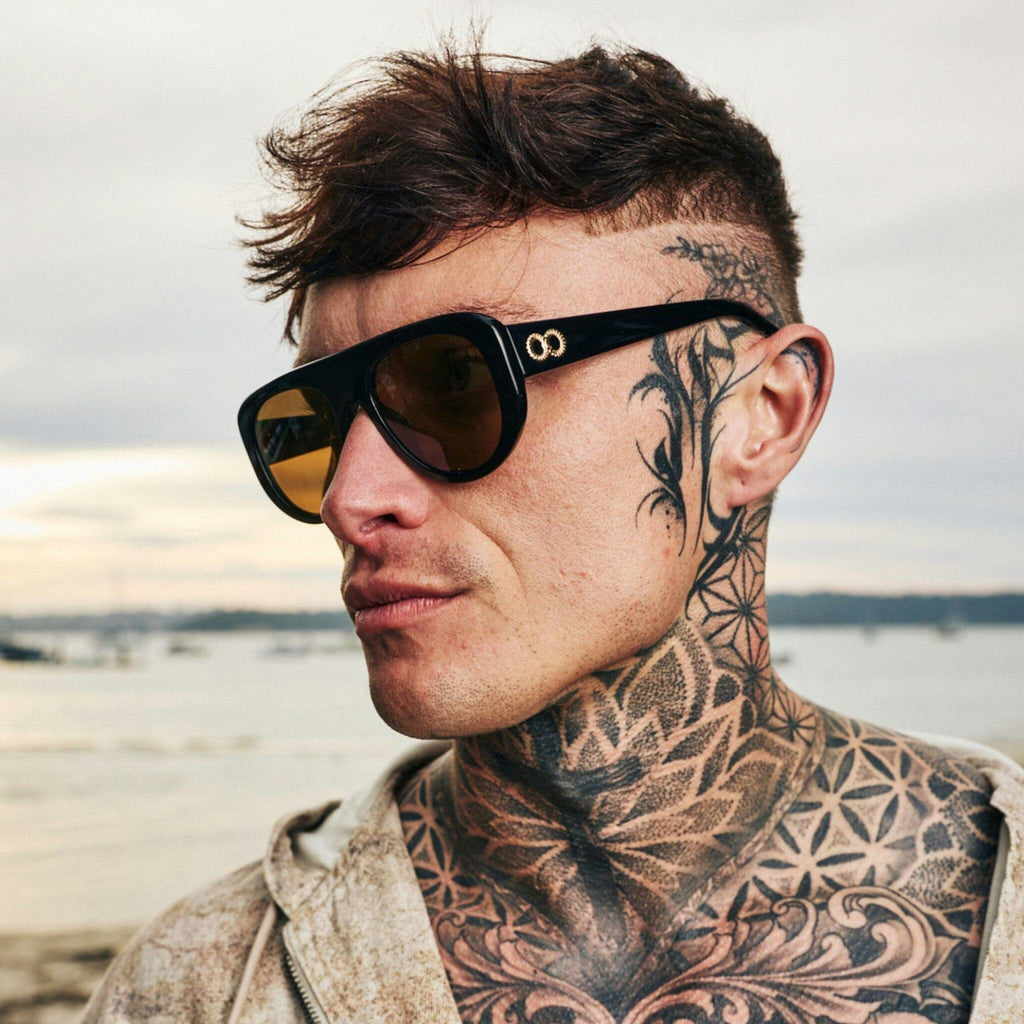 PHASE Gloss Black | Amber Bio Lens