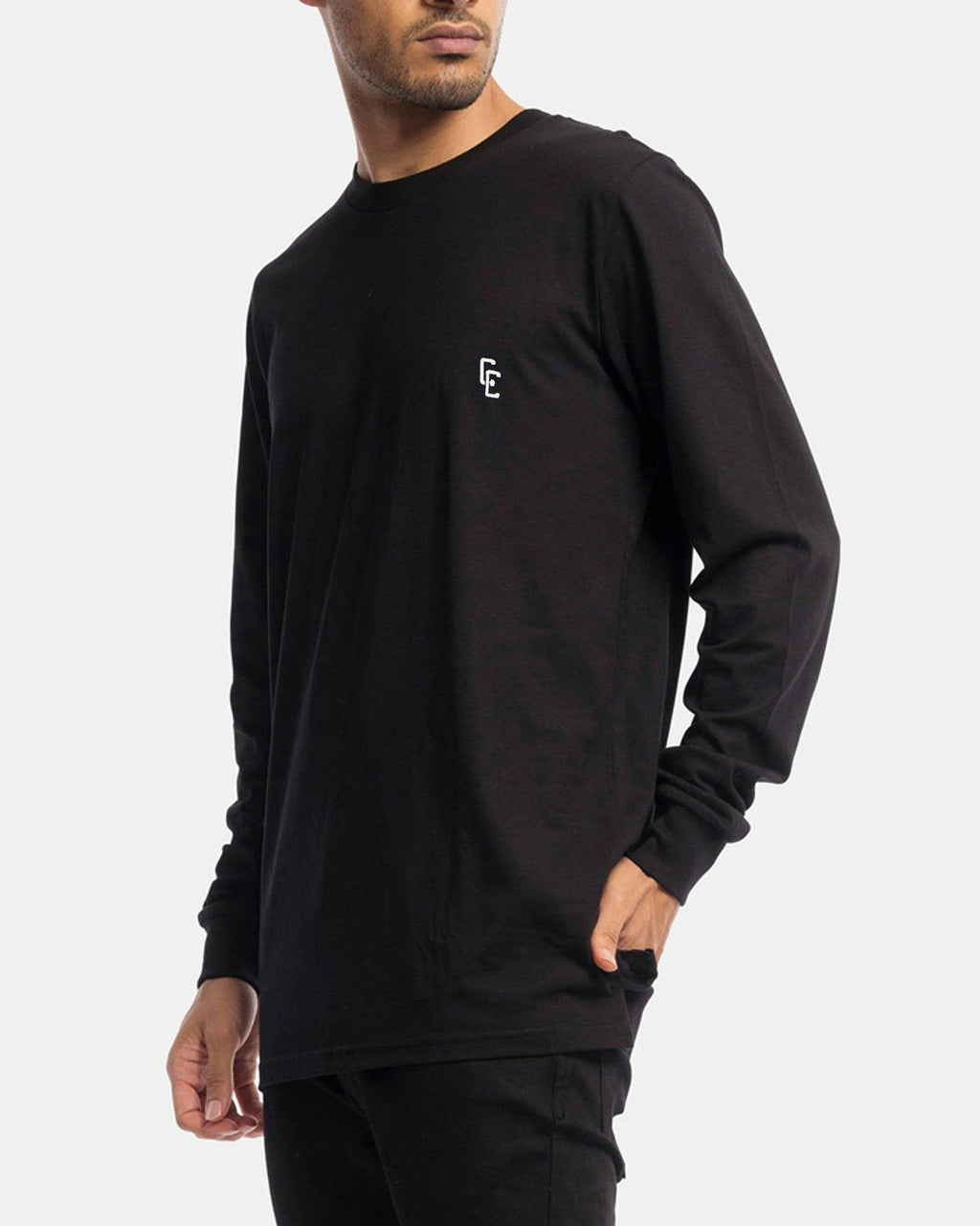 Cypher Embroidery Long Sleeve Tee