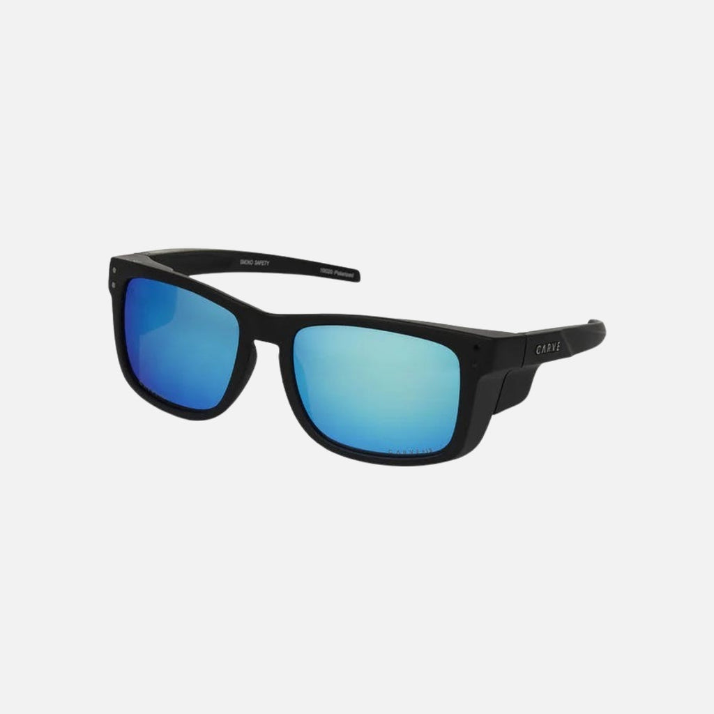 Smoko - Safety Matt Black Frame - Grey Polarized Blue Iridium Lens