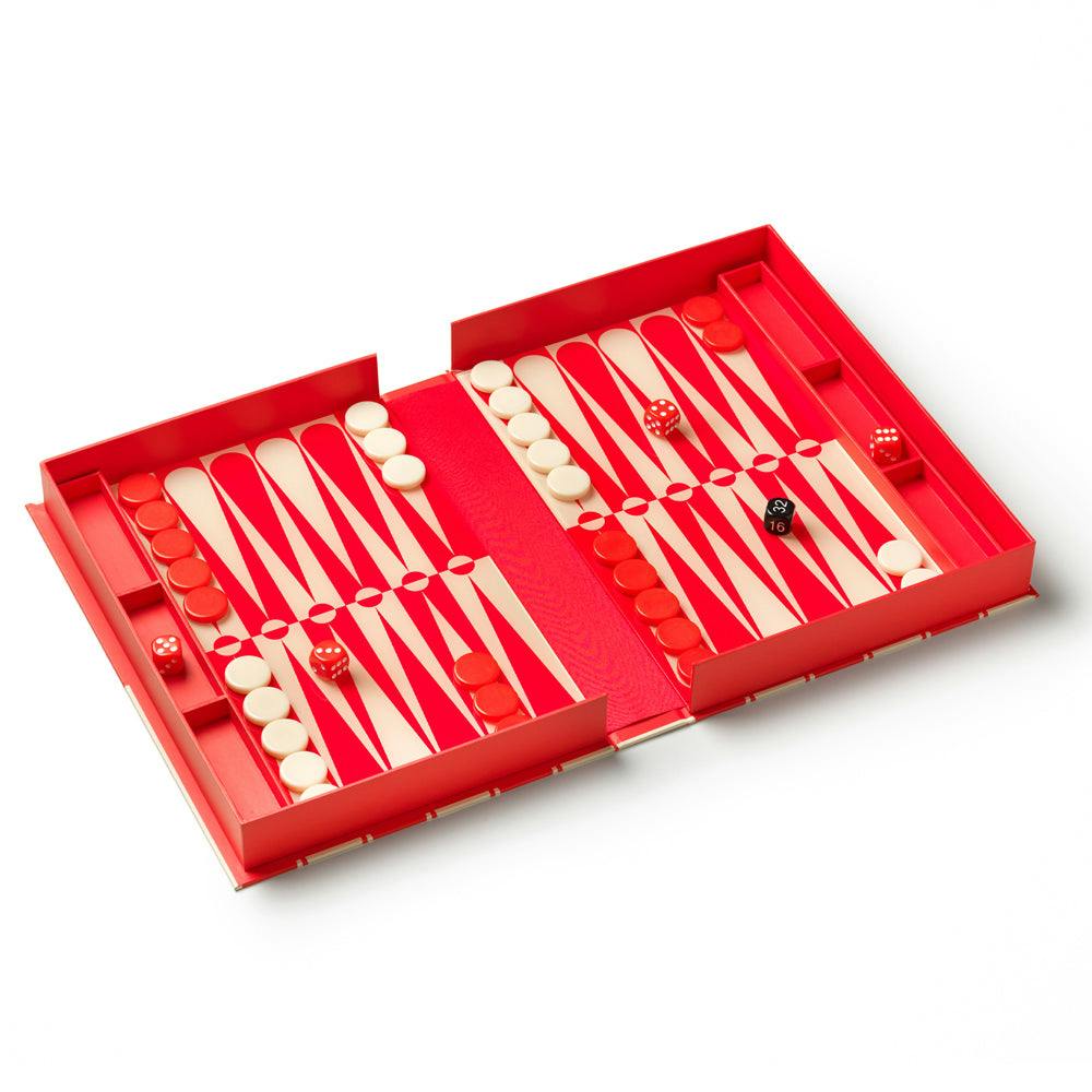 Printworks Classic Art of Backgammon-Red Cream