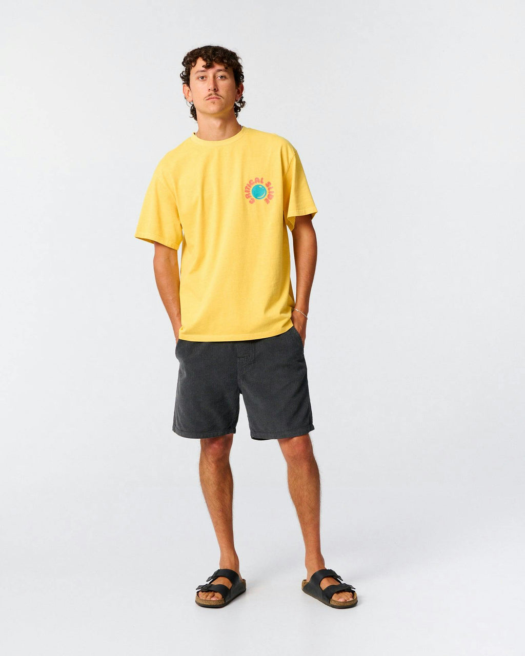 Resin Drop Tee - Sunflower