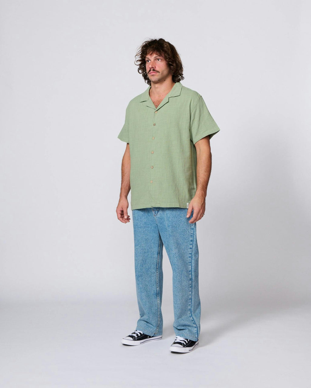 Ernie Resort Shirt - Seagrass