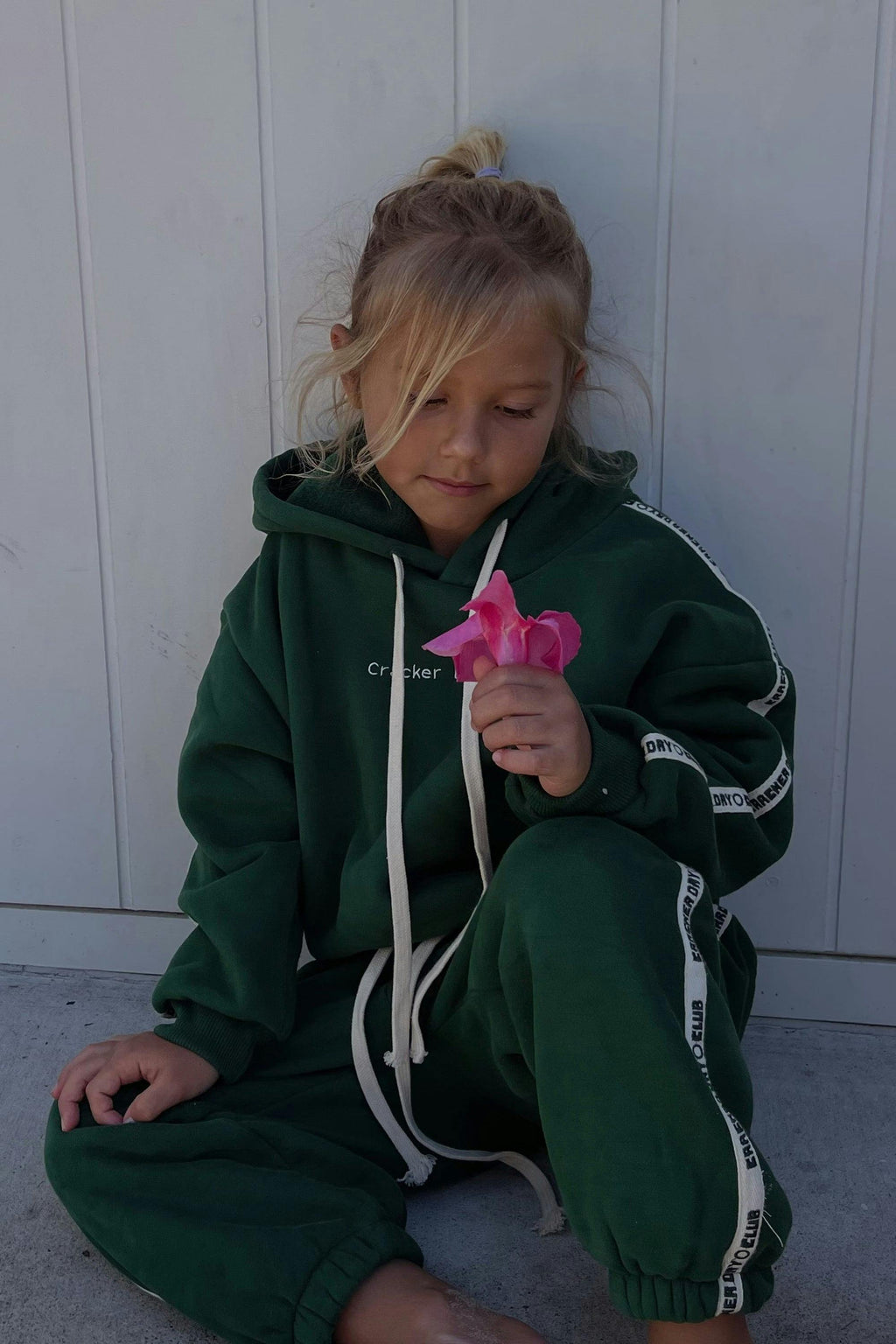Kids Cloud Racer Sweatpants - Forest