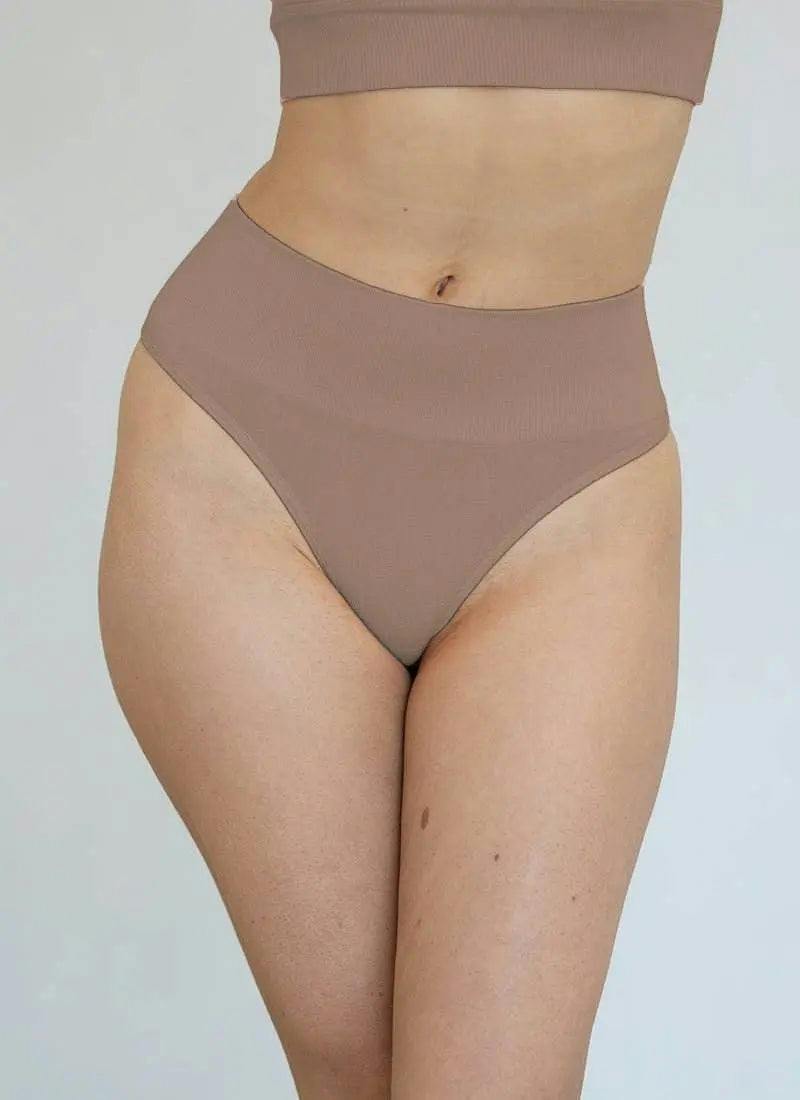 ChiChi Modal G-String Underwear 7 Pack - Chestnut
