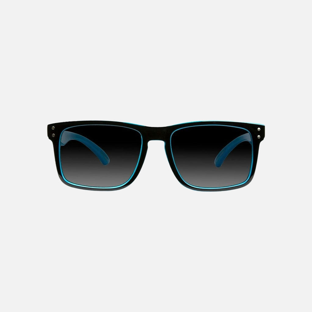 Goblin - Polarized Gloss Black / Blue Frame Sunglasses