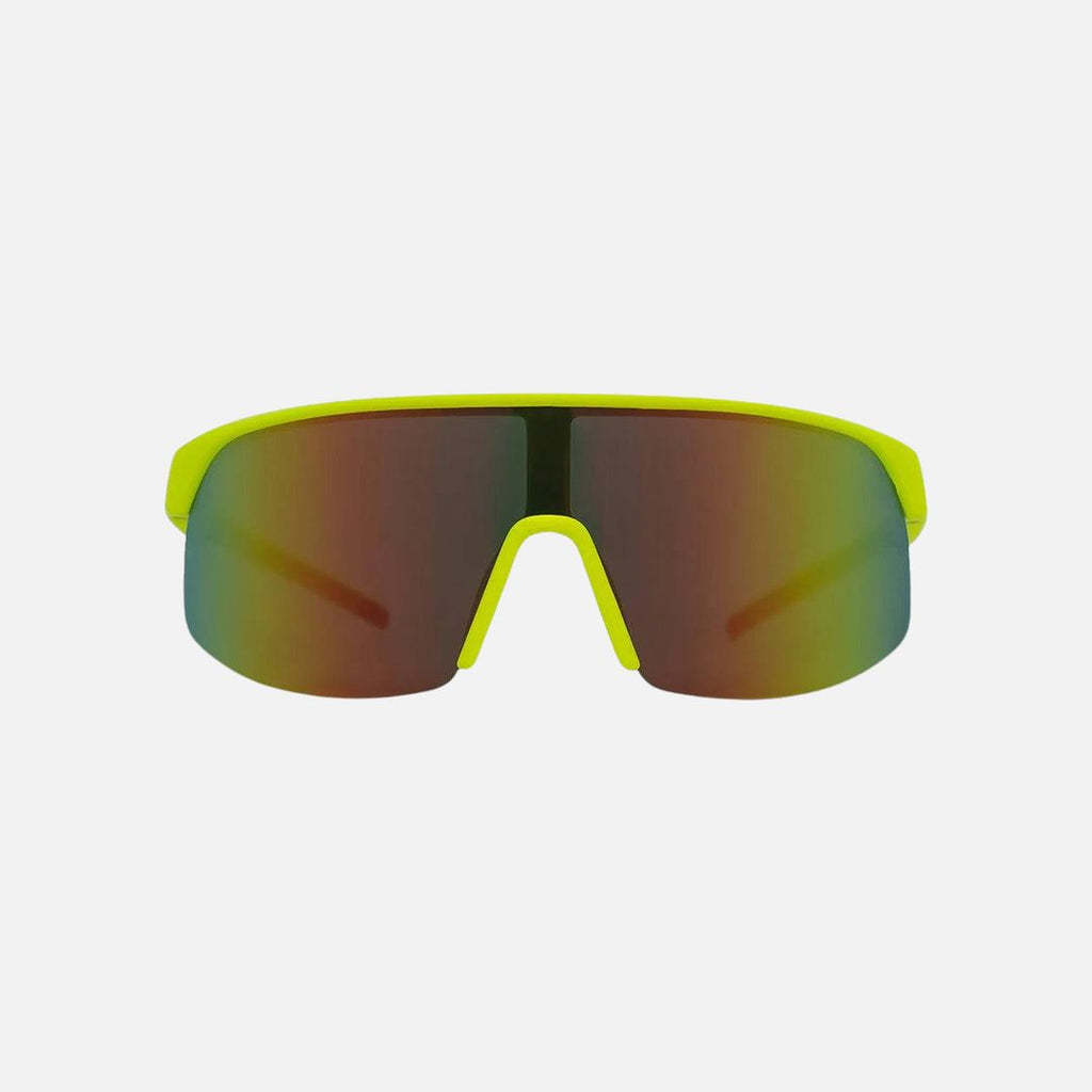 Velocity - Frame: Matte Fluro Yellow   Lens: Grey with External Red Iridium