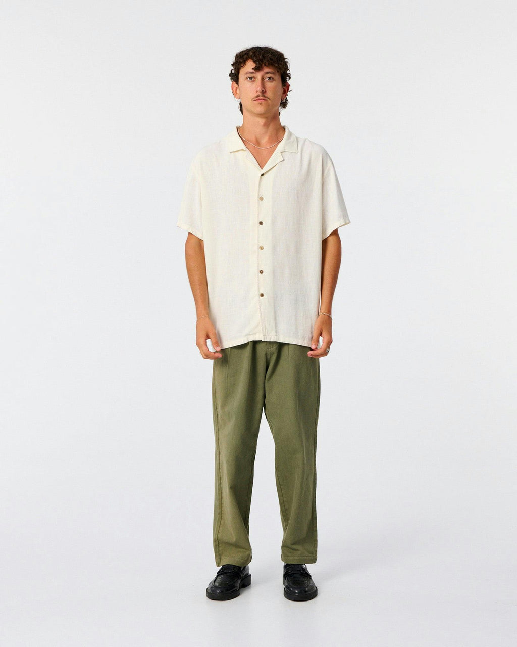 Ernie Resort Shirt - Ecru