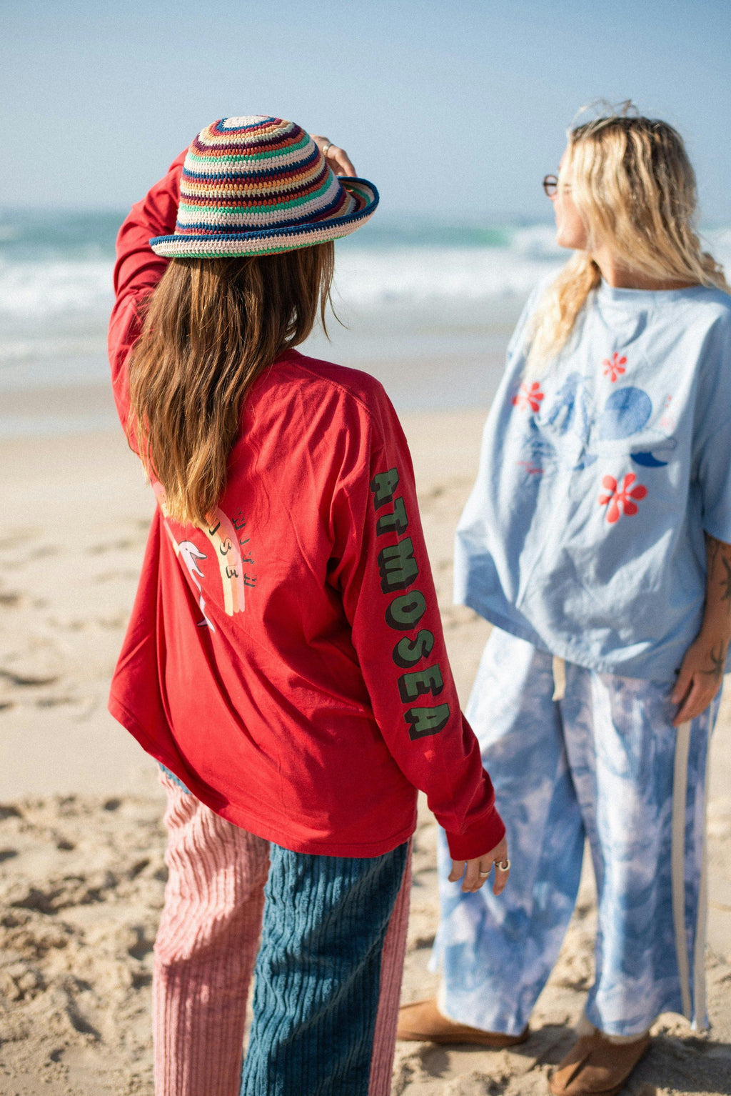 Artist Oversized Longsleeve Tee ‘Live Life With Porpoise’ By Bri O’Connell